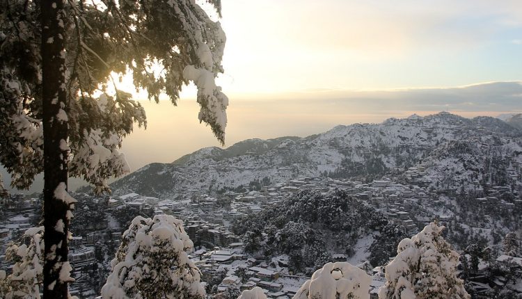 Snow Covered Mussoorie Ridge