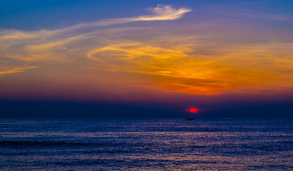 Sunrise at Marina Beach